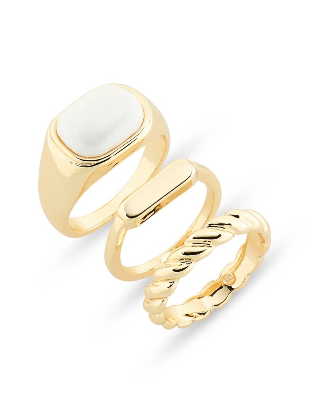 NORDSTROM RACK Set of 3 Casual Rings - Picture 1 of 6